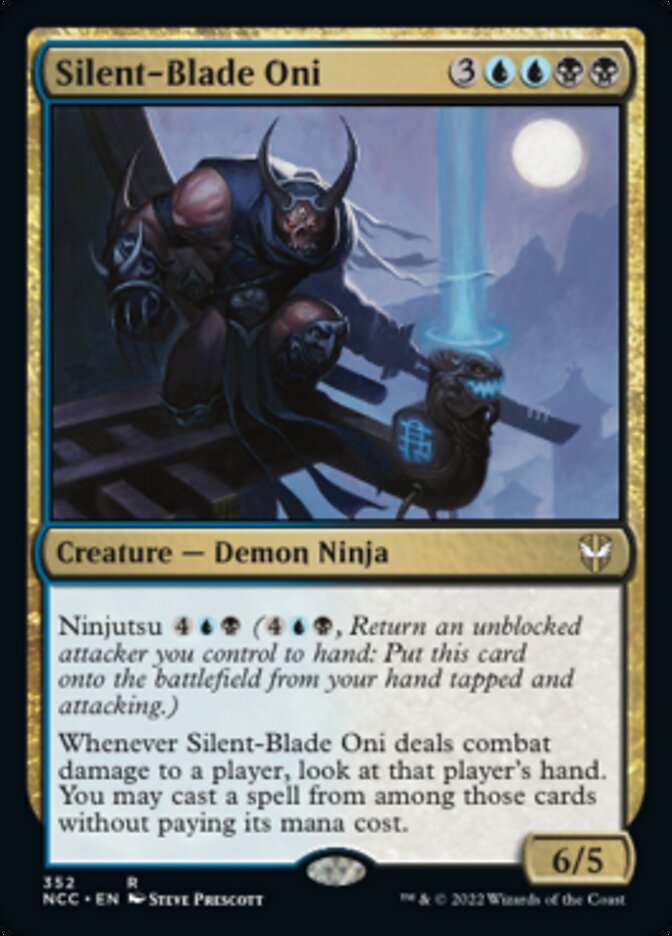 Silent-Blade Oni [Streets of New Capenna Commander] | The CG Realm