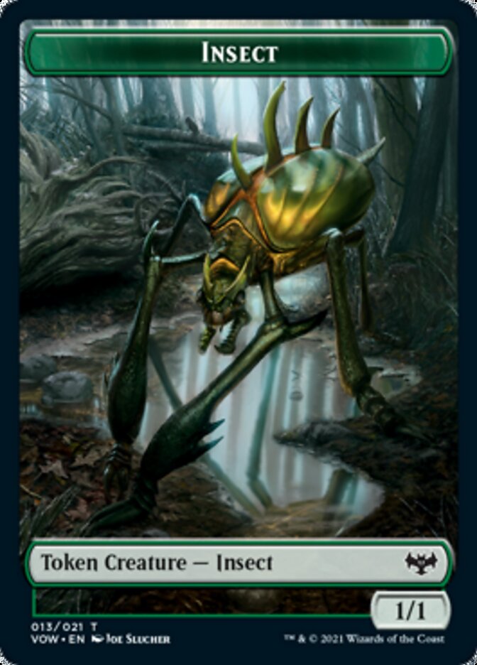 Insect // Spirit (003) Double-Sided Token [Innistrad: Crimson Vow Tokens] | The CG Realm