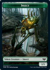 Insect // Spirit (002) Double-Sided Token [Innistrad: Crimson Vow Tokens] | The CG Realm