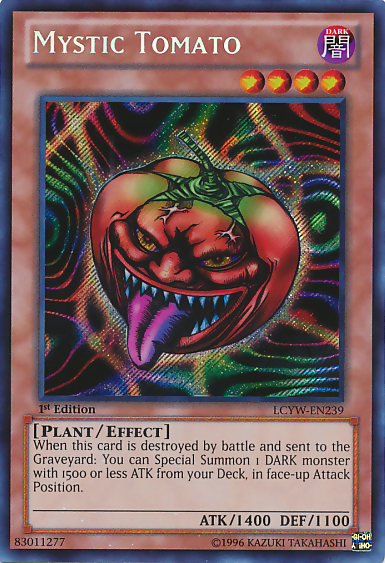 Mystic Tomato [LCYW-EN239] Secret Rare | The CG Realm