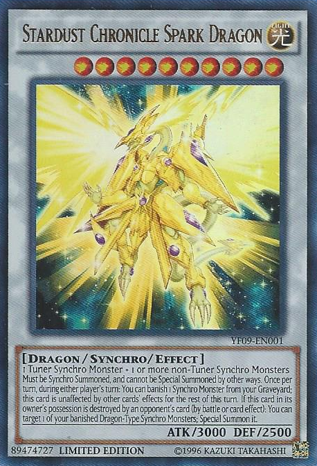 Stardust Chronicle Spark Dragon [YF09-EN001] Ultra Rare | The CG Realm