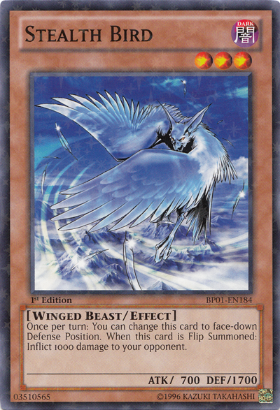 Stealth Bird [BP01-EN184] Starfoil Rare | The CG Realm