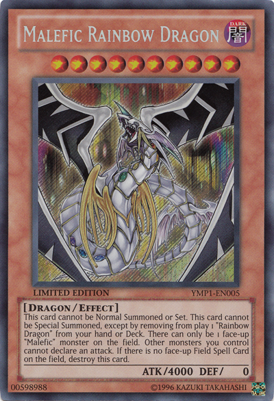 Malefic Rainbow Dragon [YMP1-EN005] Secret Rare | The CG Realm