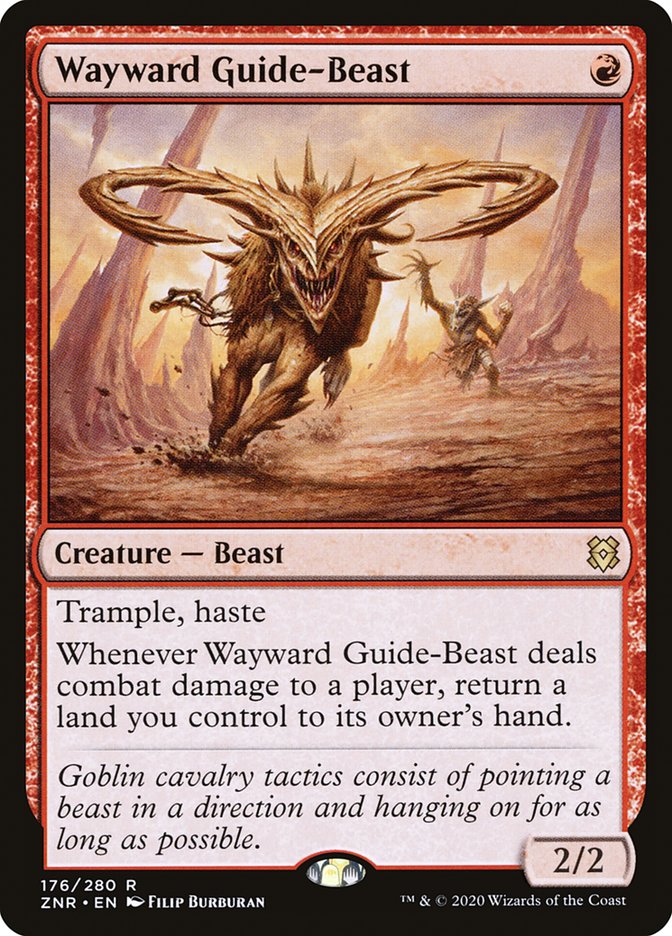 Wayward Guide-Beast [Zendikar Rising] | The CG Realm