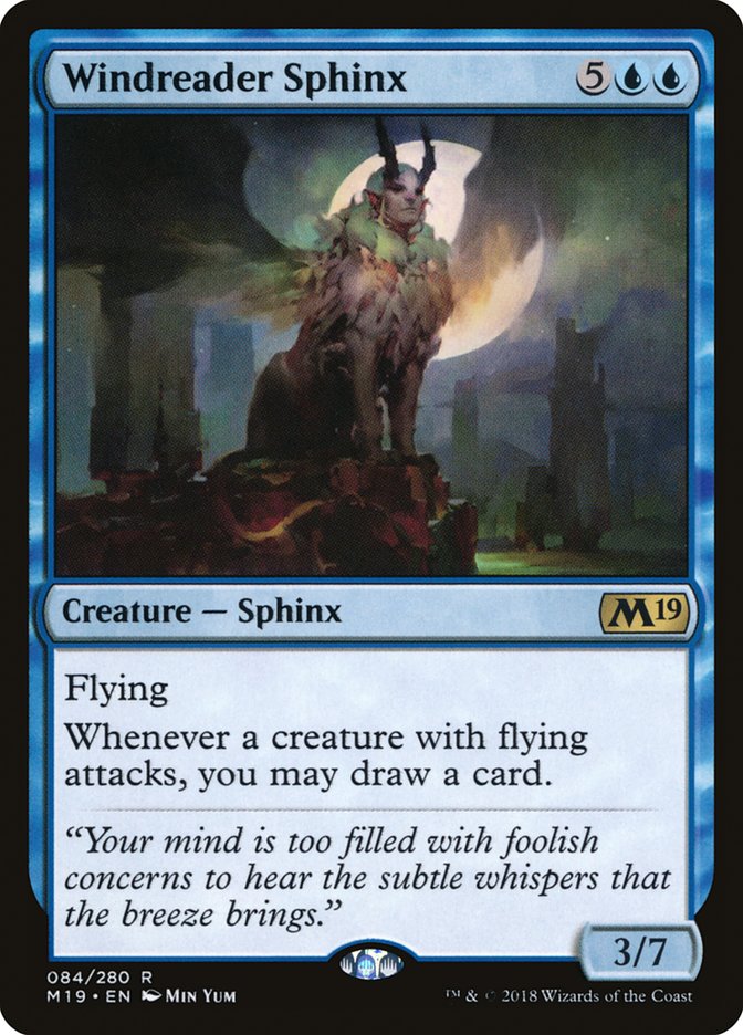 Windreader Sphinx [Core Set 2019] | The CG Realm