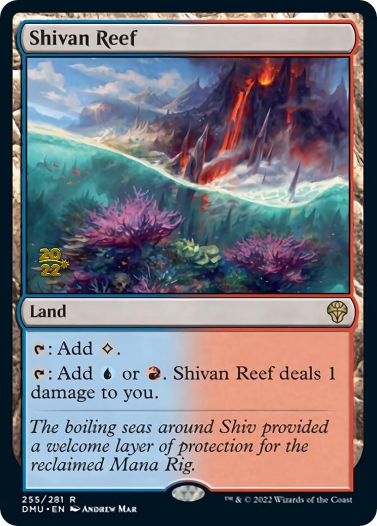 Shivan Reef [Dominaria United Prerelease Promos] | The CG Realm