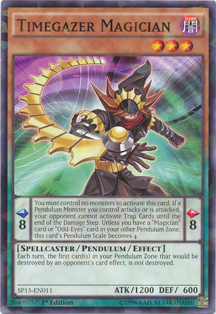 Timegazer Magician [SP15-EN011] Shatterfoil Rare | The CG Realm