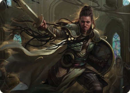 Shanna, Purifying Blade Art Card 1 [Dominaria United Art Series] | The CG Realm