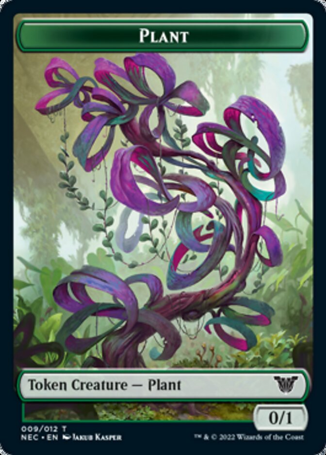 Plant // Treasure Double-Sided Token [Kamigawa: Neon Dynasty Commander Tokens] | The CG Realm