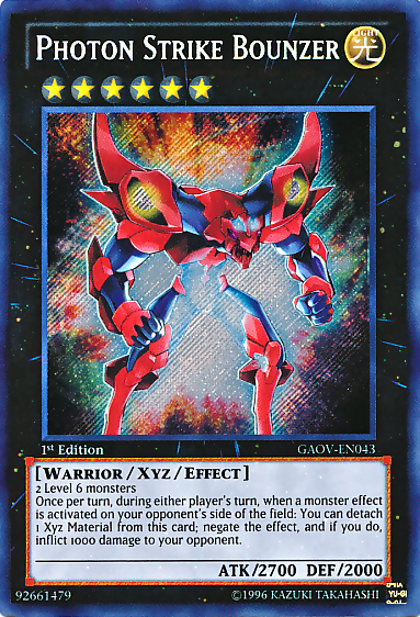 Photon Strike Bounzer [GAOV-EN043] Secret Rare | The CG Realm