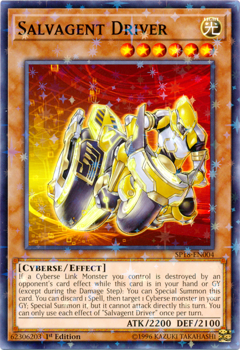 Salvagent Driver [SP18-EN004] Starfoil Rare | The CG Realm