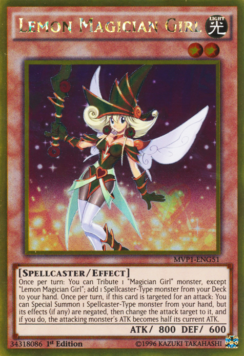 Lemon Magician Girl [MVP1-ENG51] Gold Rare | The CG Realm