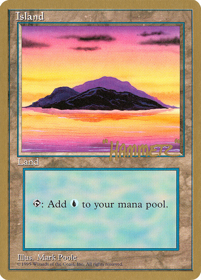 Island (shr368) (Shawn "Hammer" Regnier) [Pro Tour Collector Set] | The CG Realm