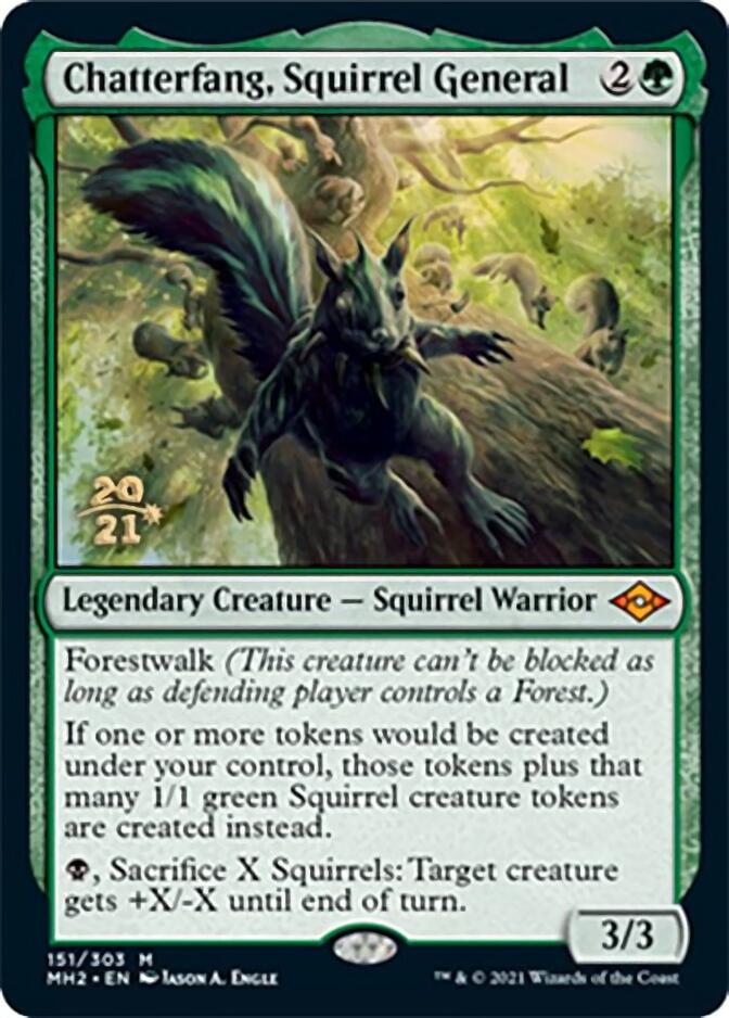 Chatterfang, Squirrel General [Modern Horizons 2 Prerelease Promos] | The CG Realm