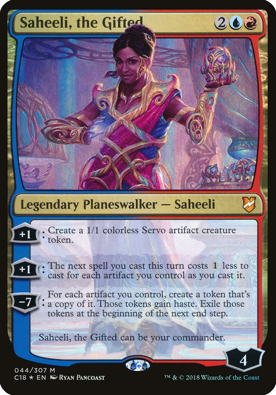 Saheeli, the Gifted (Oversized) [Commander 2018 Oversized] | The CG Realm