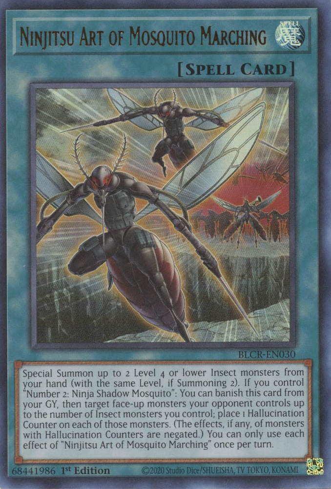 Ninjitsu Art of Mosquito Marching [BLCR-EN030] Ultra Rare | The CG Realm