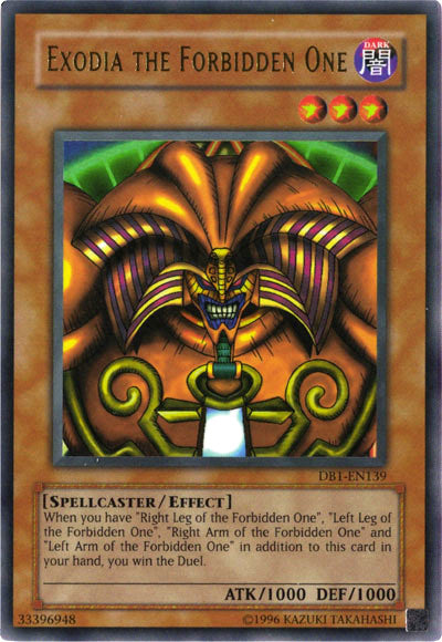 Exodia the Forbidden One [DB1-EN139] Ultra Rare | The CG Realm