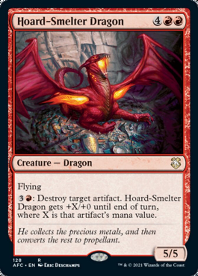 Hoard-Smelter Dragon [Dungeons & Dragons: Adventures in the Forgotten Realms Commander] | The CG Realm