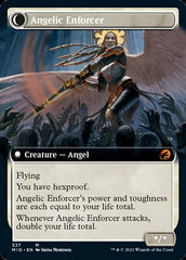 Enduring Angel // Angelic Enforcer (Extended Art) [Innistrad: Midnight Hunt] | The CG Realm