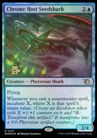 Chrome Host Seedshark [March of the Machine Prerelease Promos] | The CG Realm