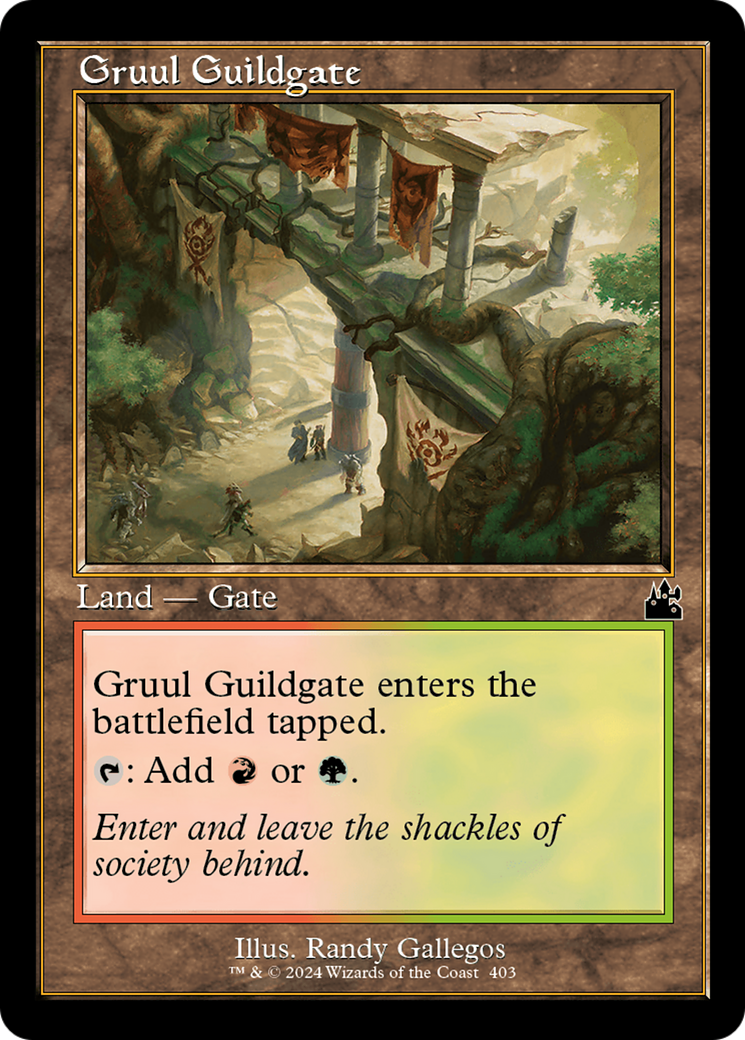 Gruul Guildgate (Retro Frame) [Ravnica Remastered] | The CG Realm