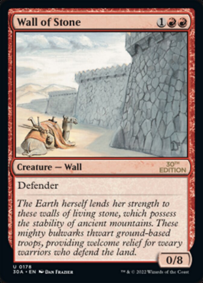 Wall of Stone [30th Anniversary Edition] | The CG Realm