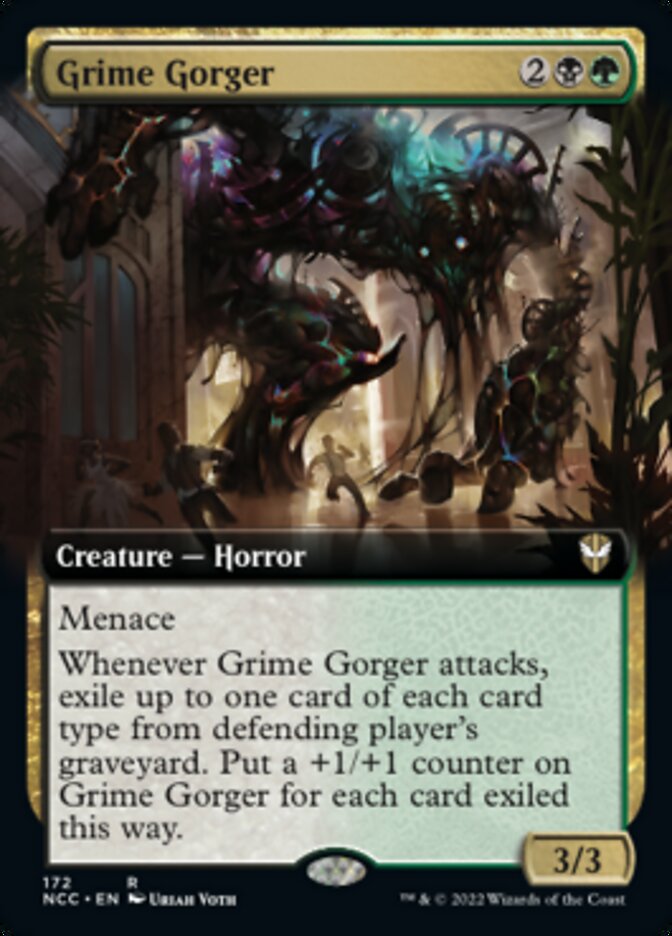 Grime Gorger (Extended Art) [Streets of New Capenna Commander] | The CG Realm