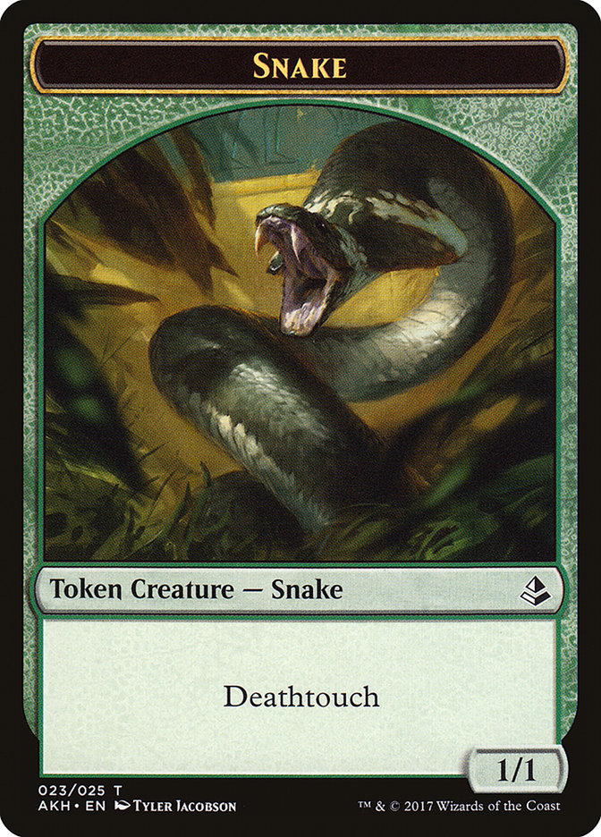 Snake Token [Amonkhet Tokens] | The CG Realm