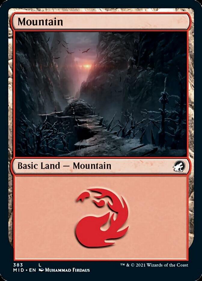 Mountain (383) [Innistrad: Midnight Hunt] | The CG Realm