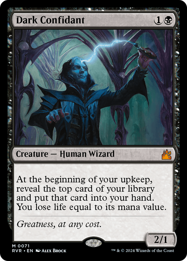 Dark Confidant [Ravnica Remastered] | The CG Realm