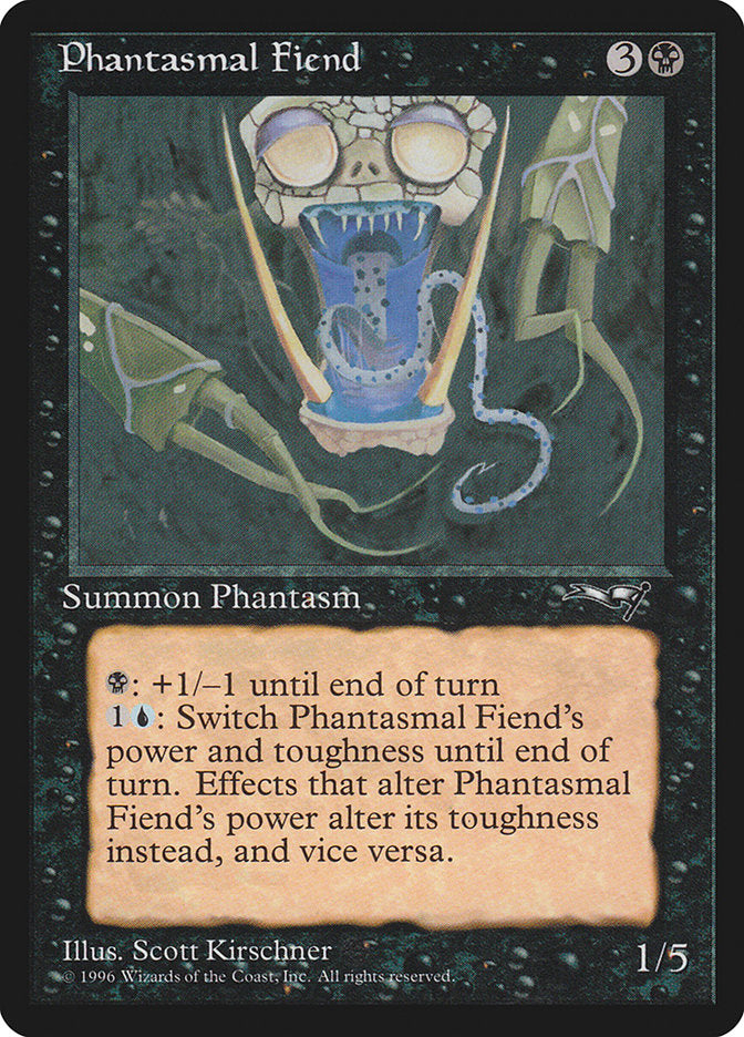 Phantasmal Fiend (Dark Green Background) [Alliances] | The CG Realm