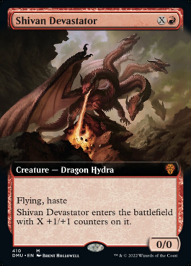 Shivan Devastator (Extended Art) [Dominaria United] | The CG Realm