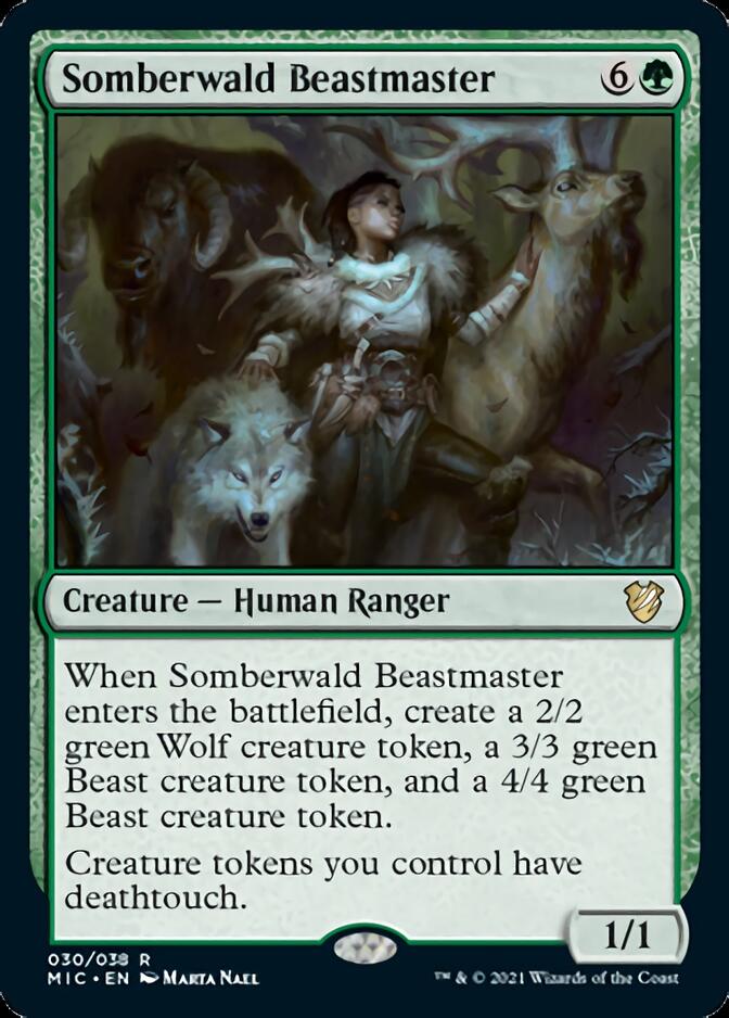 Somberwald Beastmaster [Innistrad: Midnight Hunt Commander] | The CG Realm