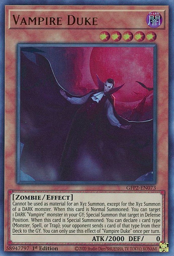 Vampire Duke [GFP2-EN073] Ultra Rare | The CG Realm