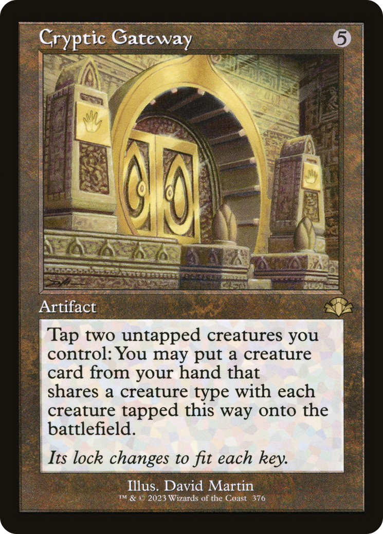 Cryptic Gateway (Retro) [Dominaria Remastered] | The CG Realm