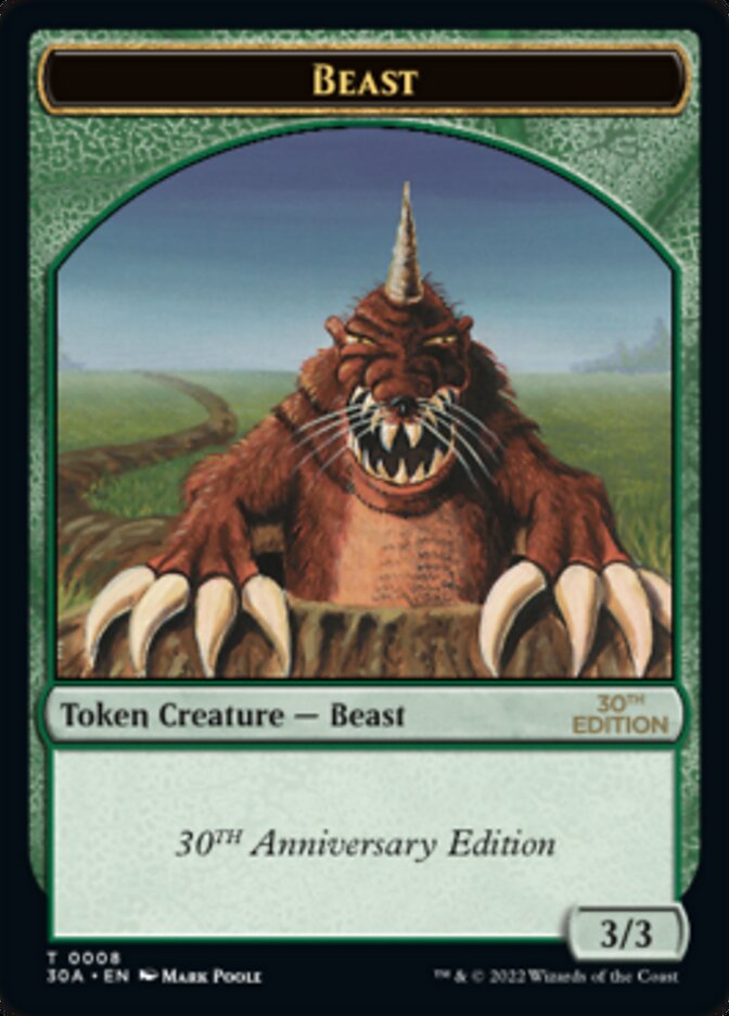 Beast Token [30th Anniversary Tokens] | The CG Realm