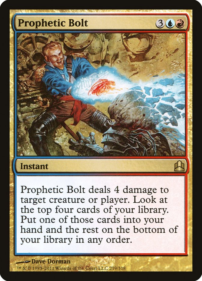 Prophetic Bolt [Commander 2011] | The CG Realm