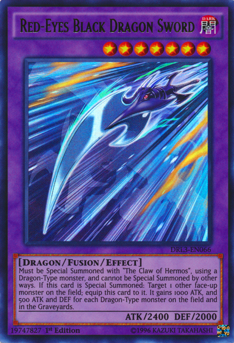 Red-Eyes Black Dragon Sword [DRL3-EN066] Ultra Rare | The CG Realm