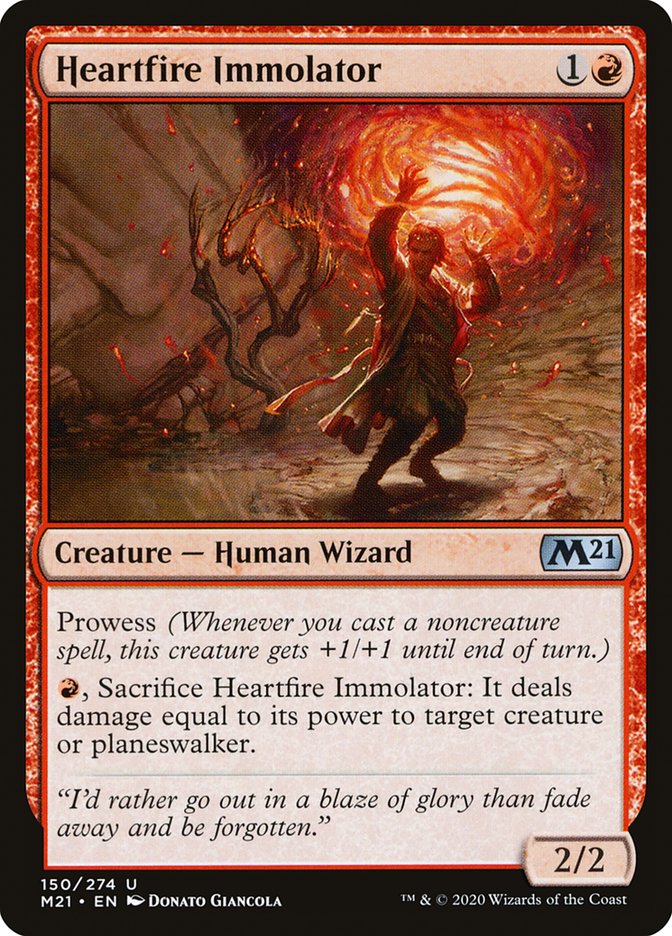 Heartfire Immolator [Core Set 2021] | The CG Realm