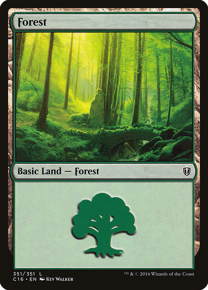 Forest (351) [Commander 2016] | The CG Realm