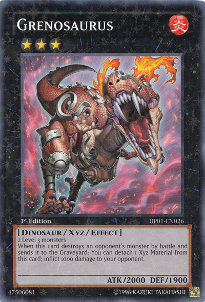 Grenosaurus [BP01-EN026] Starfoil Rare | The CG Realm