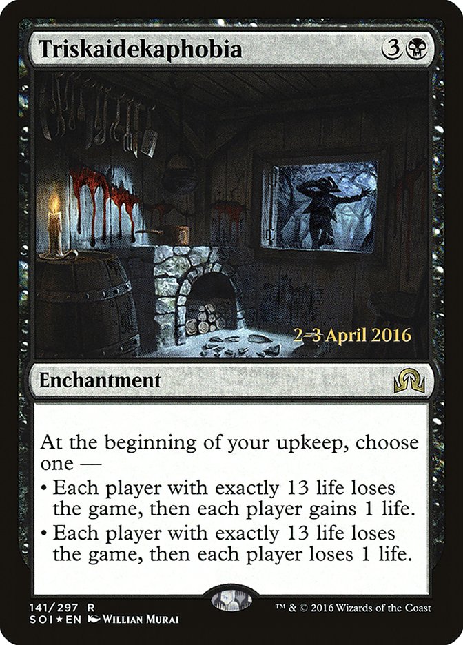 Triskaidekaphobia [Shadows over Innistrad Prerelease Promos] | The CG Realm