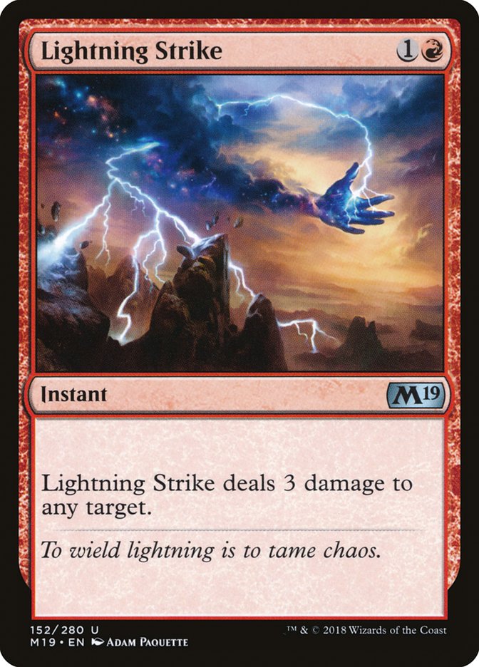 Lightning Strike [Core Set 2019] | The CG Realm