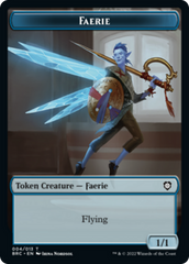 Faerie // Powerstone Double-Sided Token [The Brothers' War Commander Tokens] | The CG Realm