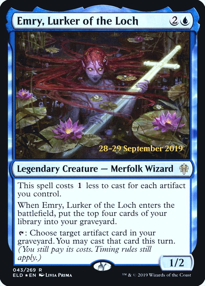 Emry, Lurker of the Loch [Throne of Eldraine Prerelease Promos] | The CG Realm