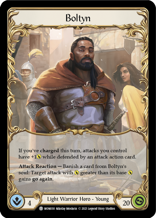 Ser Boltyn, Breaker of Dawn // Boltyn [MON029 // MON030] (Monarch)  1st Edition Normal | The CG Realm