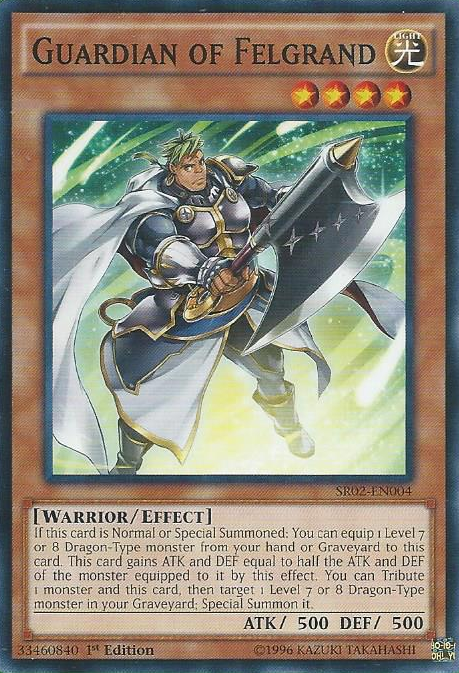Guardian of Felgrand [SR02-EN004] Common | The CG Realm