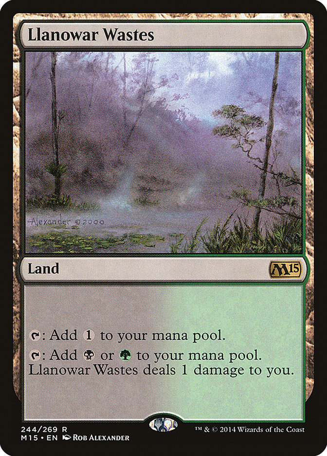 Llanowar Wastes [Magic 2015] | The CG Realm