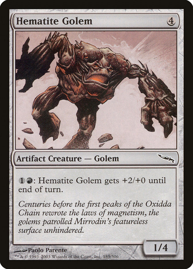 Hematite Golem [Mirrodin] | The CG Realm