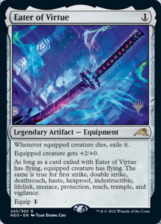 Eater of Virtue (Promo Pack) [Kamigawa: Neon Dynasty Promos] | The CG Realm